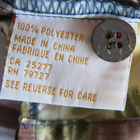 Maui Maui Hawaiian Islands Button Down Short Sleeve Hawaiian Shirt - Size 19/20 - Picture 6 of 6